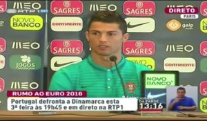Cristiano Ronaldo refuse de répondre à une journaliste