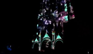 Couleurs d'été : le spectacle sons et lumières sur la cathédrale de Laon