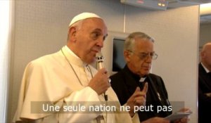Le pape François justifie une intervention en Irak