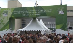 Jeux Equestres Mondiaux _J0_La cérémonie en coulisse avec les Bleus