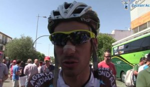 La Vuelta 2014 - Etape 4 - Lloyd Mondory au départ