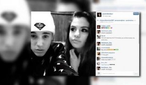 Bieber Posts Pic Cuddling Up With Gomez