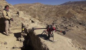 Un drone explore le site archéologique de Mes Aynak