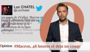 #tweetclash : #Macron, 48 heures et déjà un couac