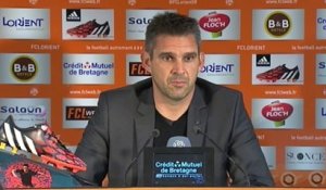 EAG Jocelyn Gourvennec Conf de presse après FC Lorient-EA GUINGAMP