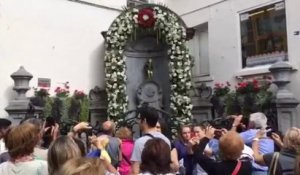 Le Manneken-Pis a été tagué