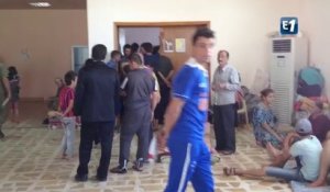 Reportage à Erbil, en Irak, dans un centre de réfugiés chrétiens