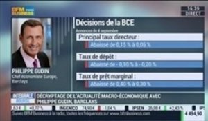 Réunion de la BCE: Mario Draghi a-t-il pris les bonnes décisions en baissant les taux directeurs ?: Philippe Gudin, dans Intégrale Bourse – 04/09