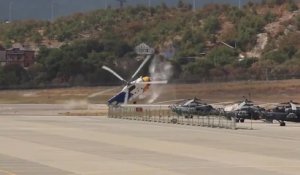 Crash d'un hélicoptère mi-8 en Russie