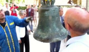VIDEO. Chanceaux-près-Loches - La cloche de 1745 redescend sur terre