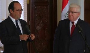 Hollande affirme le soutien de la France à l'Irak