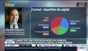 Carmat: Forte baisse de 15% du titre après un reportage, Truffle dément les faits: Philippe Pouletty, dans Intégrale Bourse – 12/09
