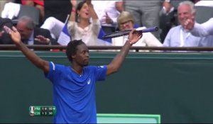 Moment magique pour Gael Monfils : un point exceptionnel en coupe Davis!