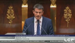 Manuel Valls : "Nous ne faisons pas de l'austérité"