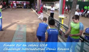 Finale tir rapide en double U14, Challenge International Denis Ravera, Sport Boules, Monaco 2014