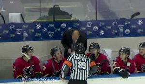 Grosse bagarre en Hockey sur glace : Jon Martin vs Hunter Smith Sep 15, 2014