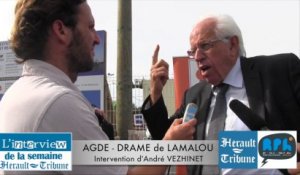 LAMALOU-LES-BAINS - 2014 - DRAME DE LAMALOU LES BAINS - Intervention d'André VEZINHET