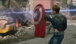 Avengers : Thor et Captain America en action