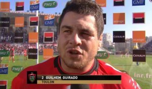 Toulon-Montpellier: Interview Guilhem Guirado (TLN) - J7 - Saison 2014/2015