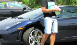 caméra cachée : piéger le proprio d'une Lamborghini peut s'avérer très dangereux