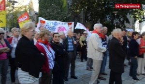 Saint-Brieuc. 400 retraités manifestent pour le pouvoir d'achat