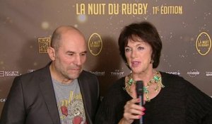 Nuit du Rugby 2014 - Prix du meilleur staff TOP 14, remettants : Anny Duperey et Vincent Moscato
