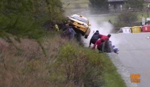 Accident spectaculaire au Jolly Rally du Val d'Aoste