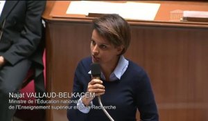 Élèves en situation de handicap : Question au Gouvernement et réponse de Najat Vallaud-Belkacem