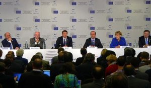 Conférence de presse du Sommet européen sur l'emploi
