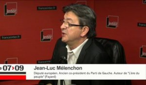 Jean-Luc Mélenchon : " Je vous en prie, ne tenez pas compte des apparences et ecoutez moi"