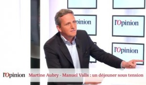 Martine Aubry - Manuel Valls : un déjeuner sous tension