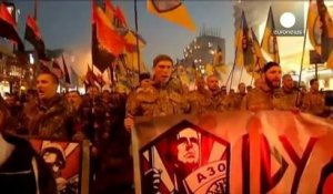 Manifestations des nationalistes et de l'extrême droite à Kiev