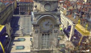 La ville de Lyon filmée par un drone