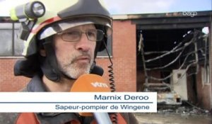 Incendie à Wingene: deux morts