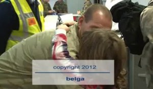Retour des militaires belges de l'aéroport de Kaboul