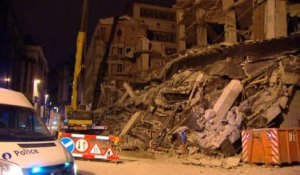 Un immeuble s'effondre en plein centre de Bruxelles