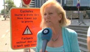 Grouwels veut plus de "tourne-à-droite" cyclistes à Bruxelles