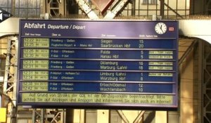 Allemagne: La grève des cheminots paralyse le réseau ferroviaire