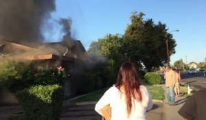 Héro du jour : Un homme se jette dans une maison en feu pour sauver une victime de l'incendie