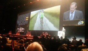 Arras: Christian Prudhomme présente l'étape du Tour de France 2015 Arras - Amiens