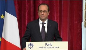 Fusillade au Canada: Hollande adresse un message de solidarité