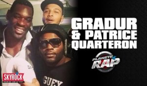 Patrice Quarteron avec Gradur en live dans Planète Rap !