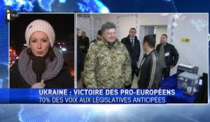 Législatives en Ukraine : écrasante victoire des pro-européens