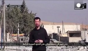 L'organisation Etat islamique diffuse une vidéo d'un otage à Kobané