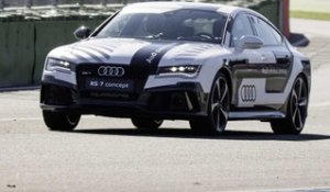 Une Audi RS7 sans pilote boucle un tour du circuit d'Hockenheim !