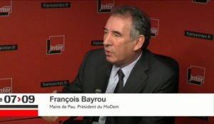 François Bayrou, invité du 7/9 sur France Inter - 291014