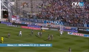 OM 2-1 TFC : le but d'André Ayew (45')