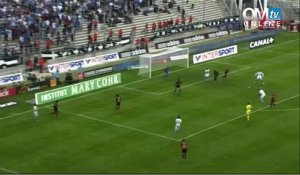 OM 2-2 Nice : le but de Mathieu Valbuena