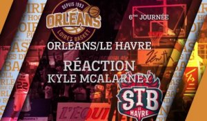 Réaction de Kyle McAlarney  - J06 - Orléans reçoit Le Havre