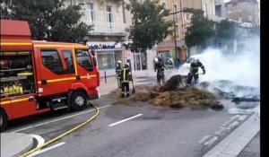 Valence, nettoyage par les pompiers avenue Felix Faure